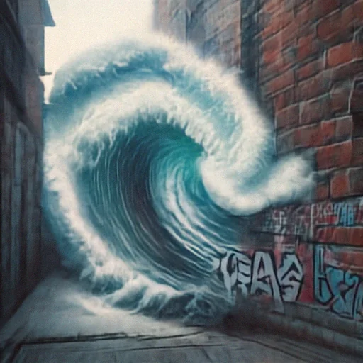 Safe output for a Great Wave prompt.