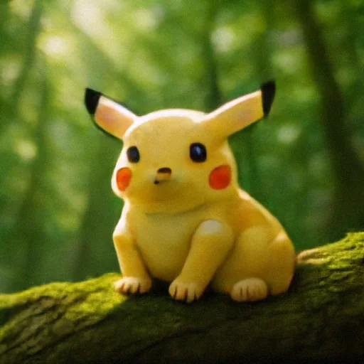Full model output reproducing Pikachu.